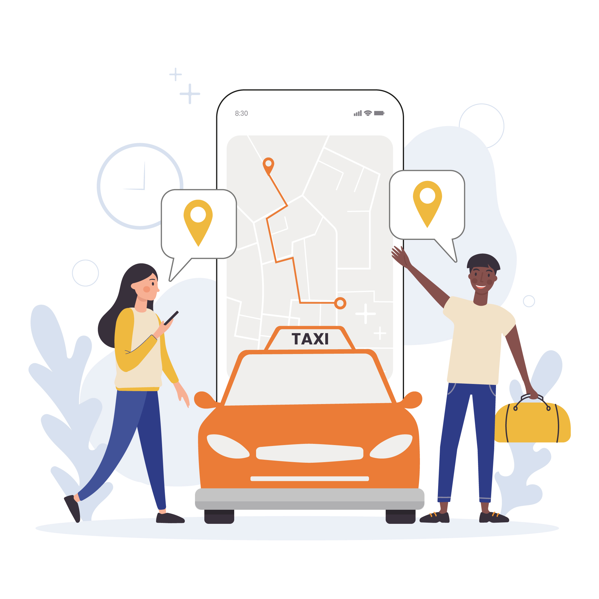 One Way Drop Taxi Image